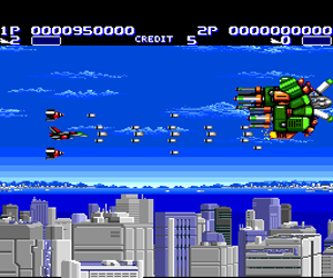 Aero Blasters (USA) Screenshot 1